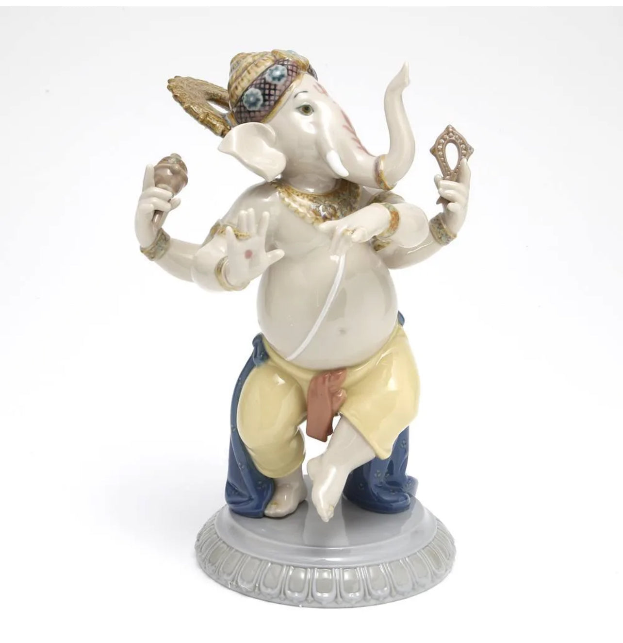 Lladro dancing Ganesha