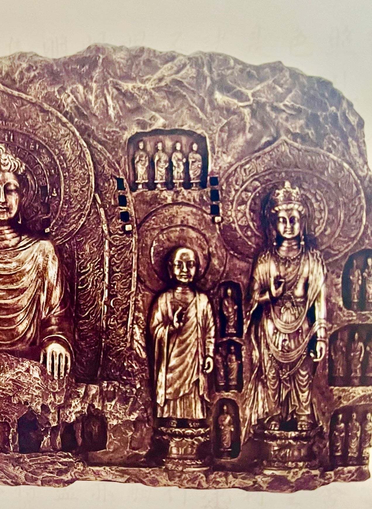 Buddhist Longmen Grotto (Bronze)