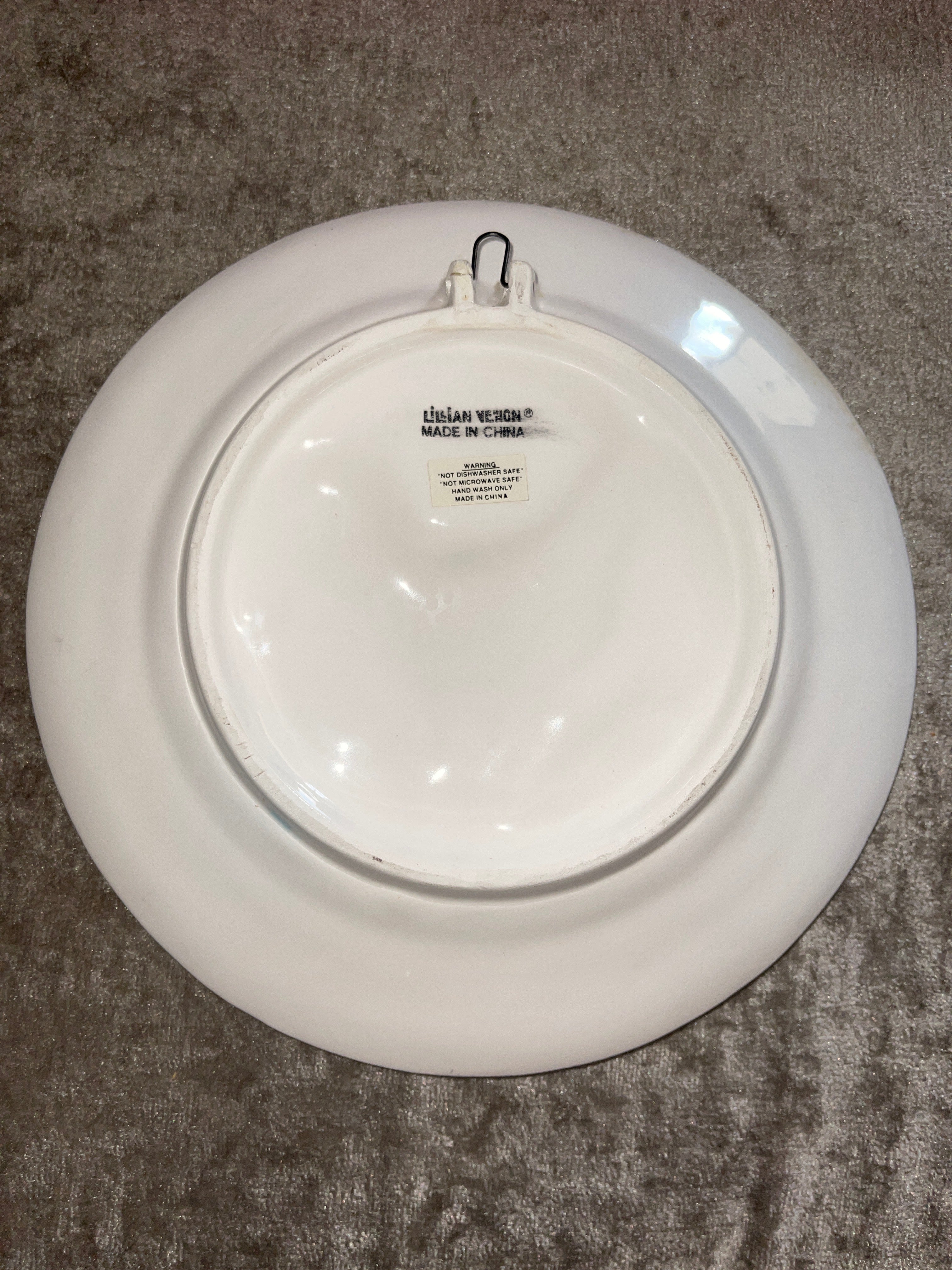 Lillian Vernon Rooster Plate