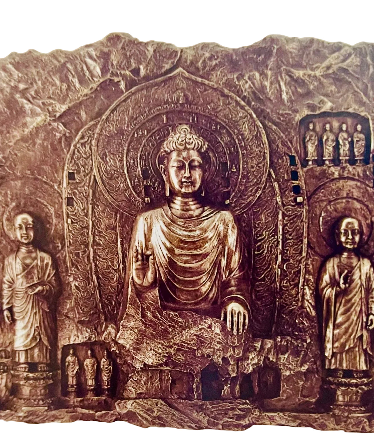 Buddhist Longmen Grotto (Bronze)