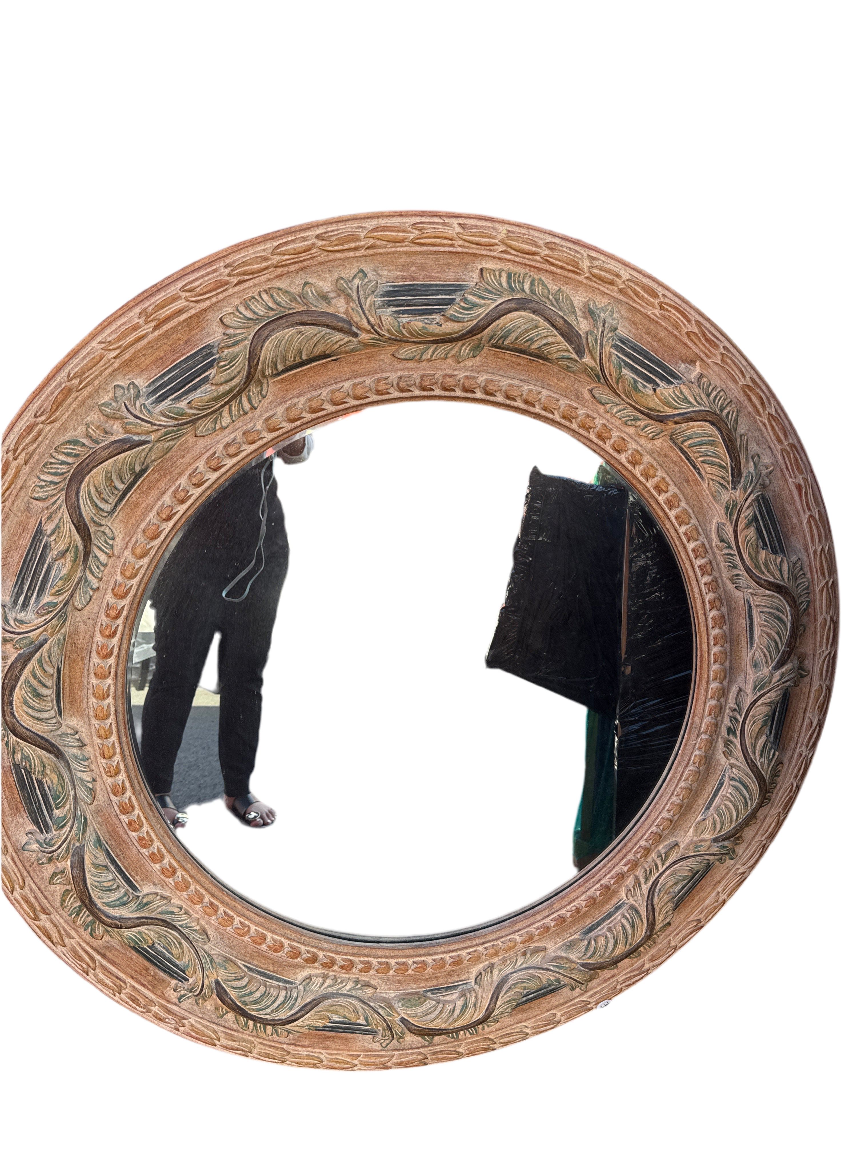 Round large mirror 48 x 48