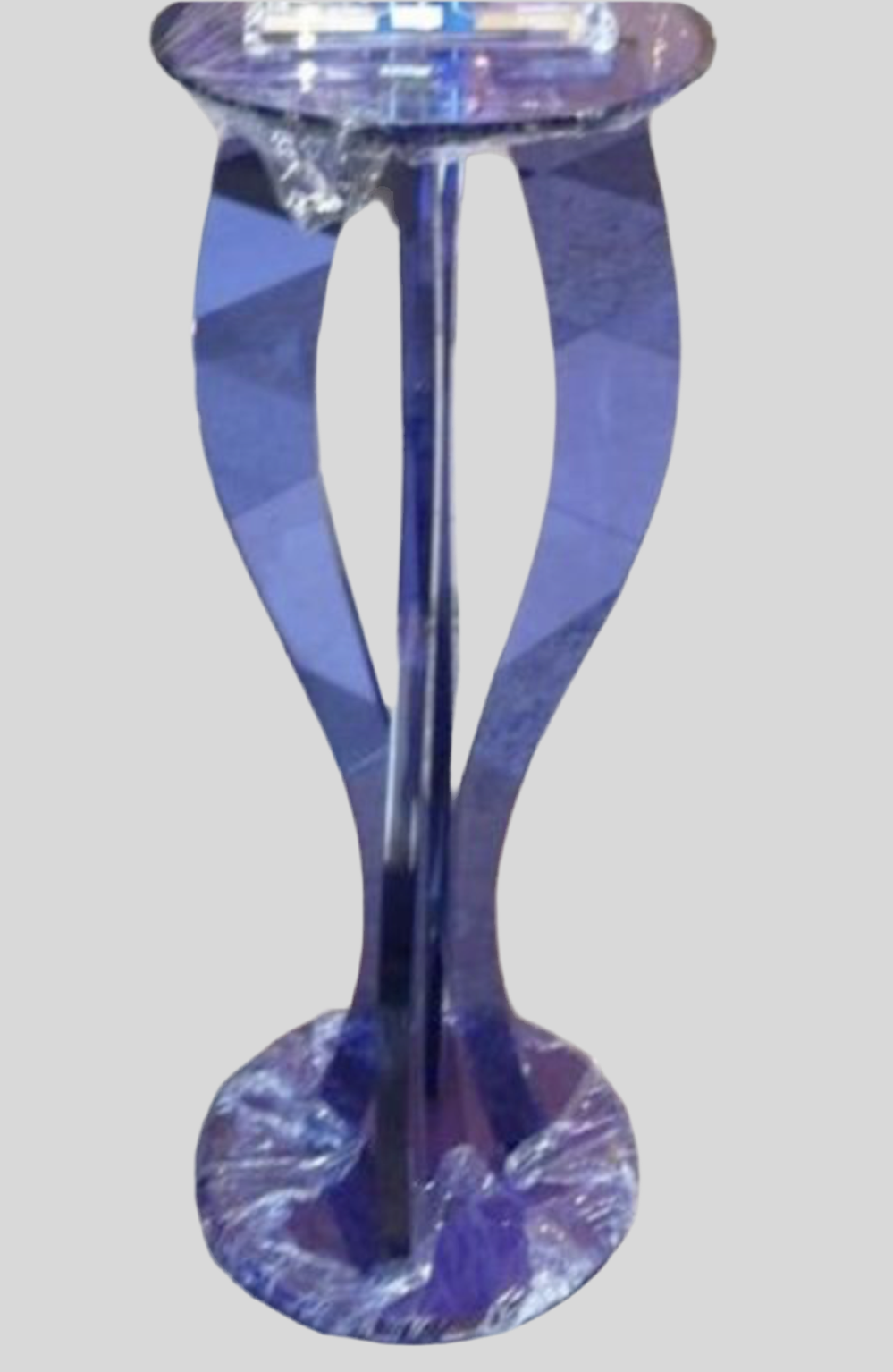 Acrylic Helix Spiral Pedestal Stand