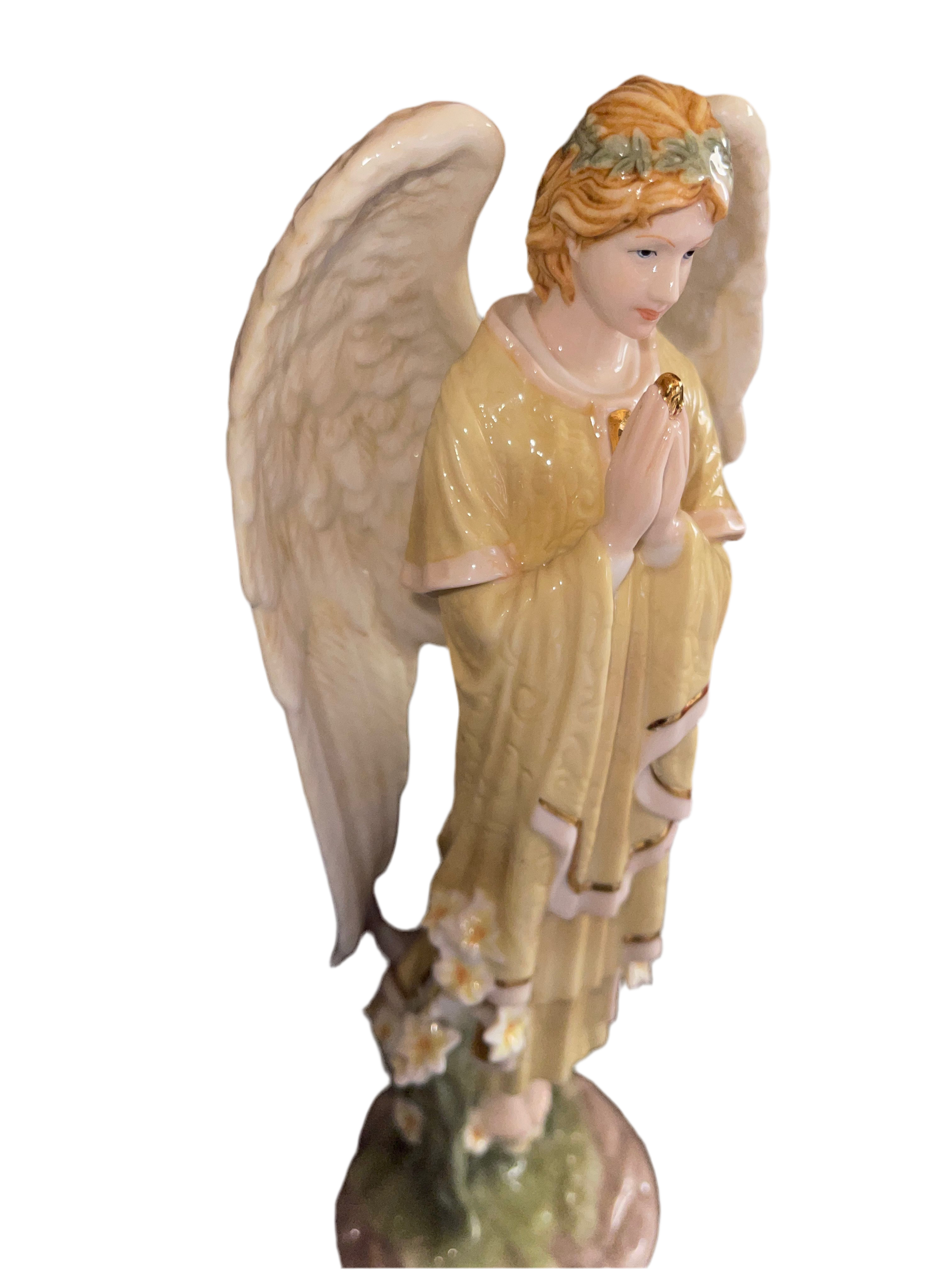 Angel porcelain sculpture