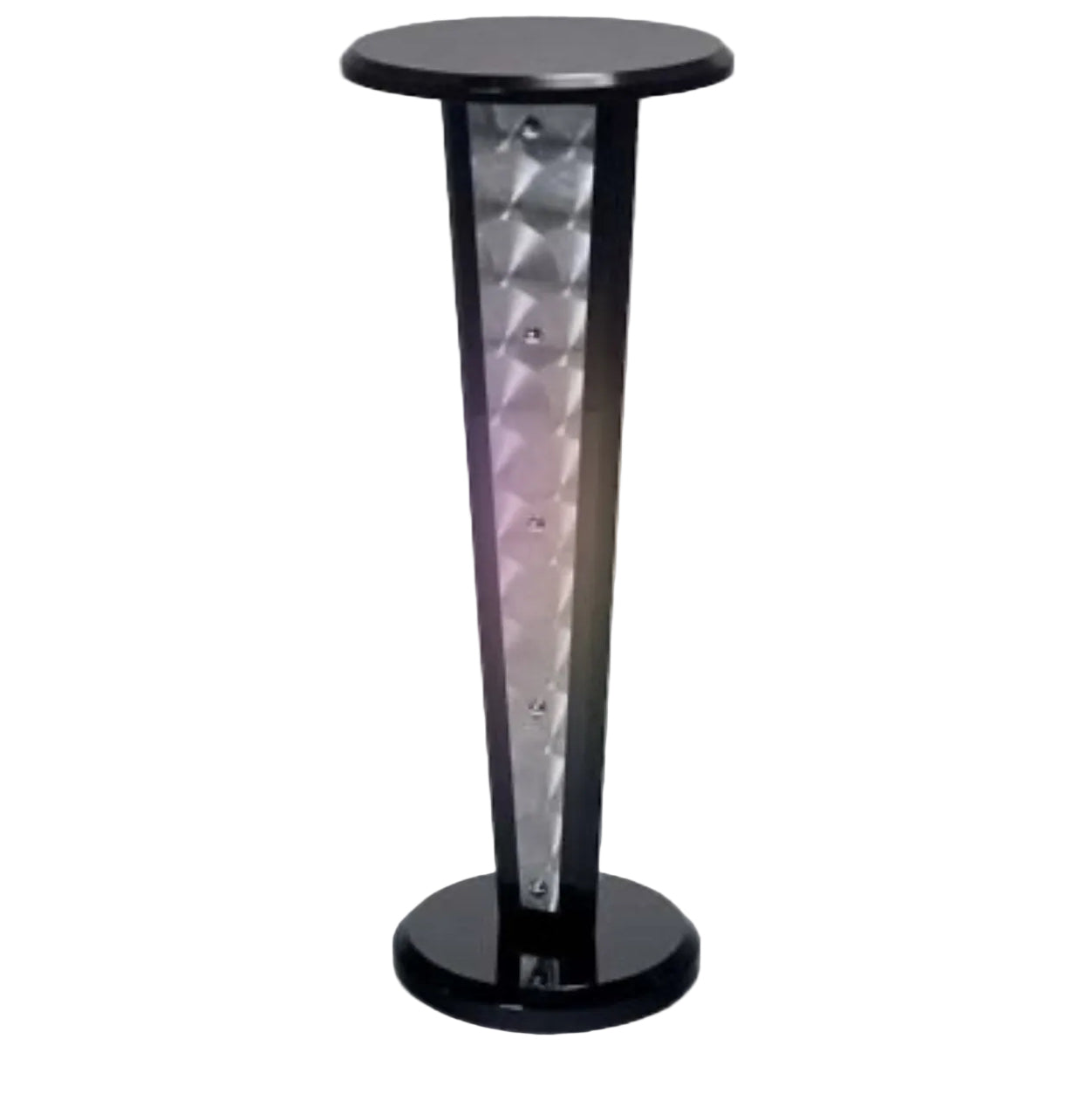 Shlomi Haziza pedestal black and silver