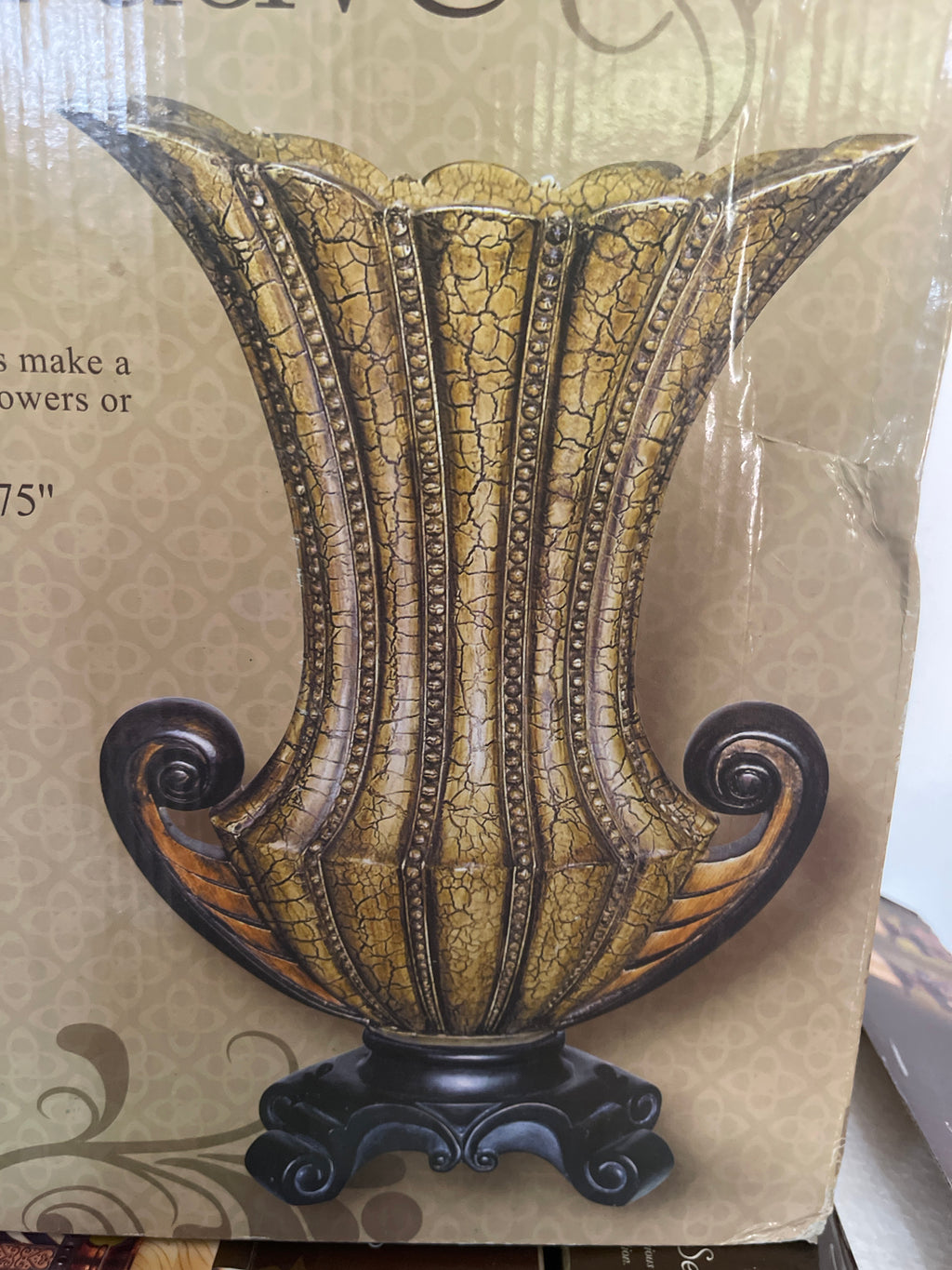 Mimic leather collection, flower Vase