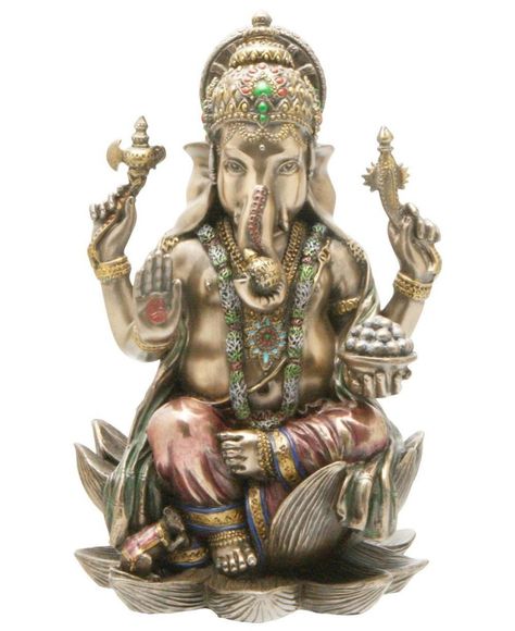 HINDU GODDESS GANPATI IDOL IN BRONZE