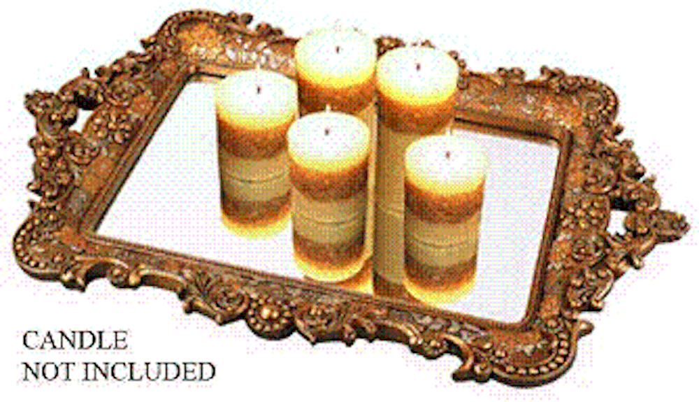 Victorian Rose Gold Mirror