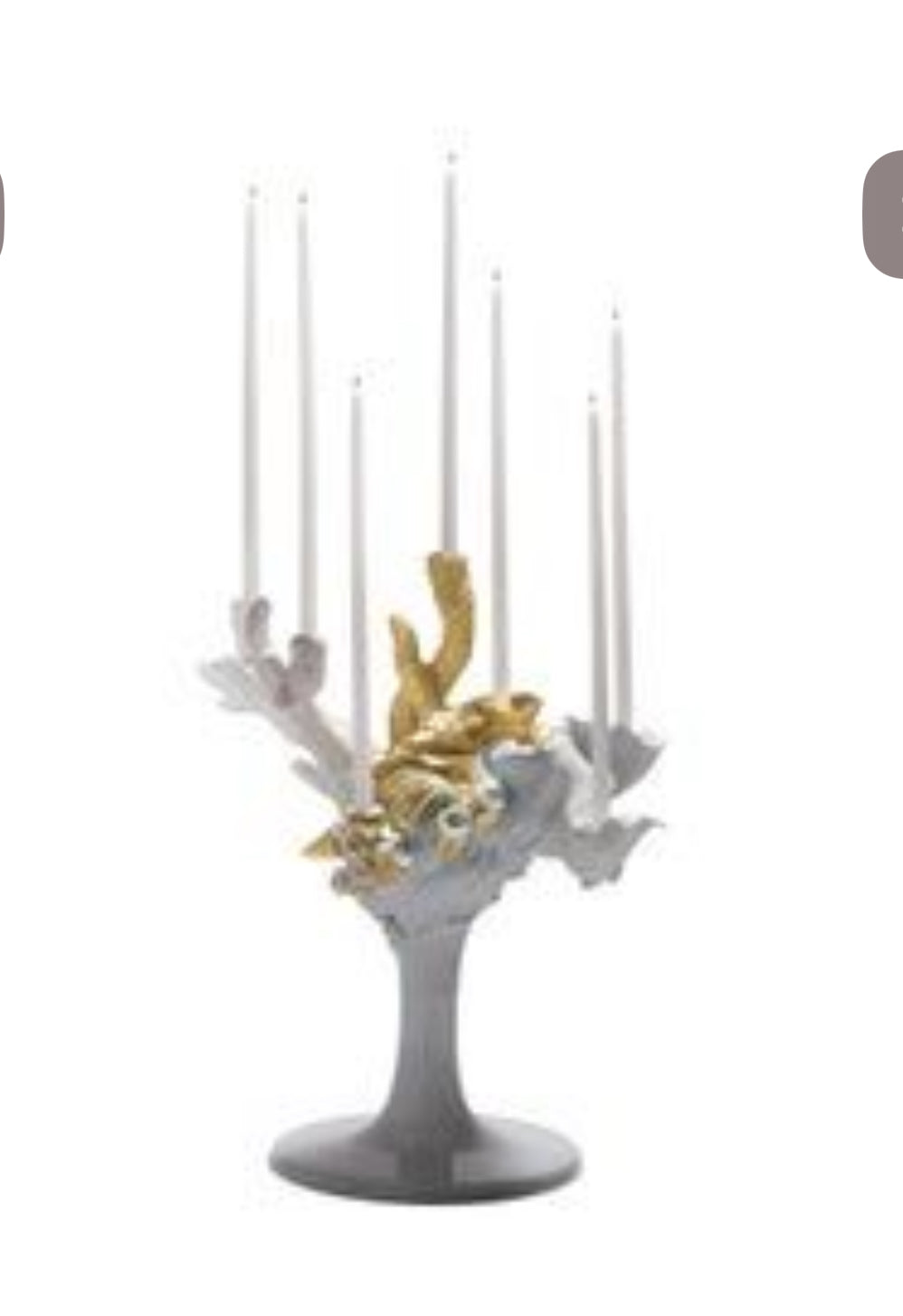 Lladro Multi Candleholder (Golden) 01007973