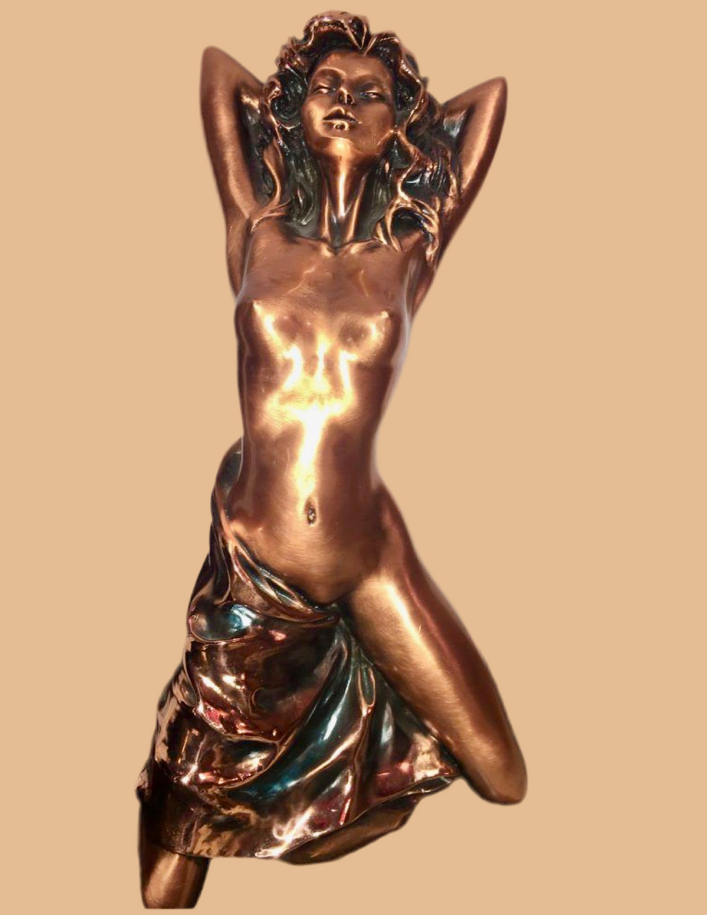 Naked Women Figures real Matel bronze metal very heavy 

Sculpture