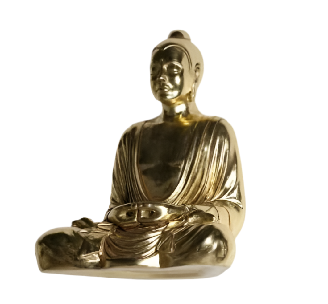 Gold Buddha Siting Statue