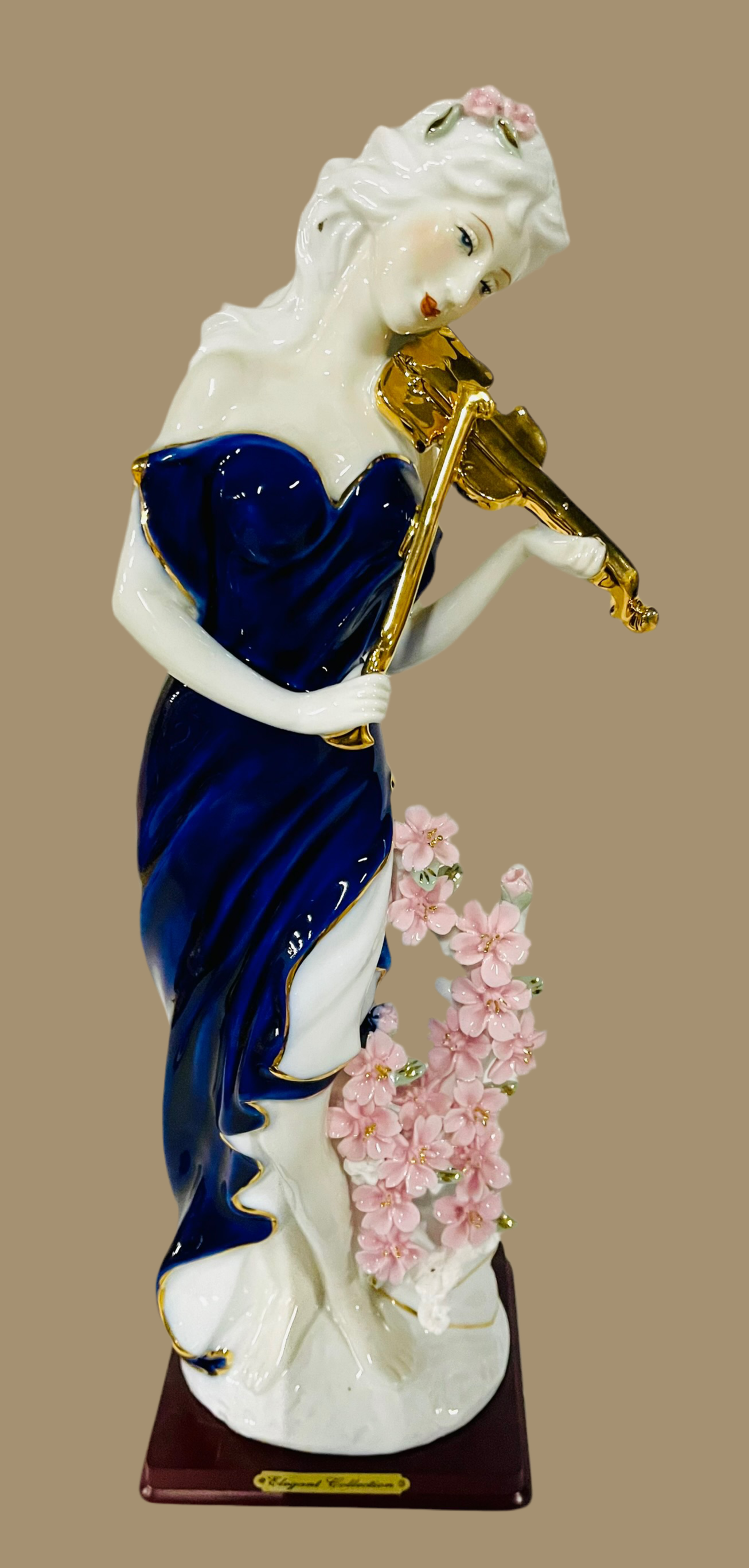 Girl In Blue ceramic figure sculpture Spain