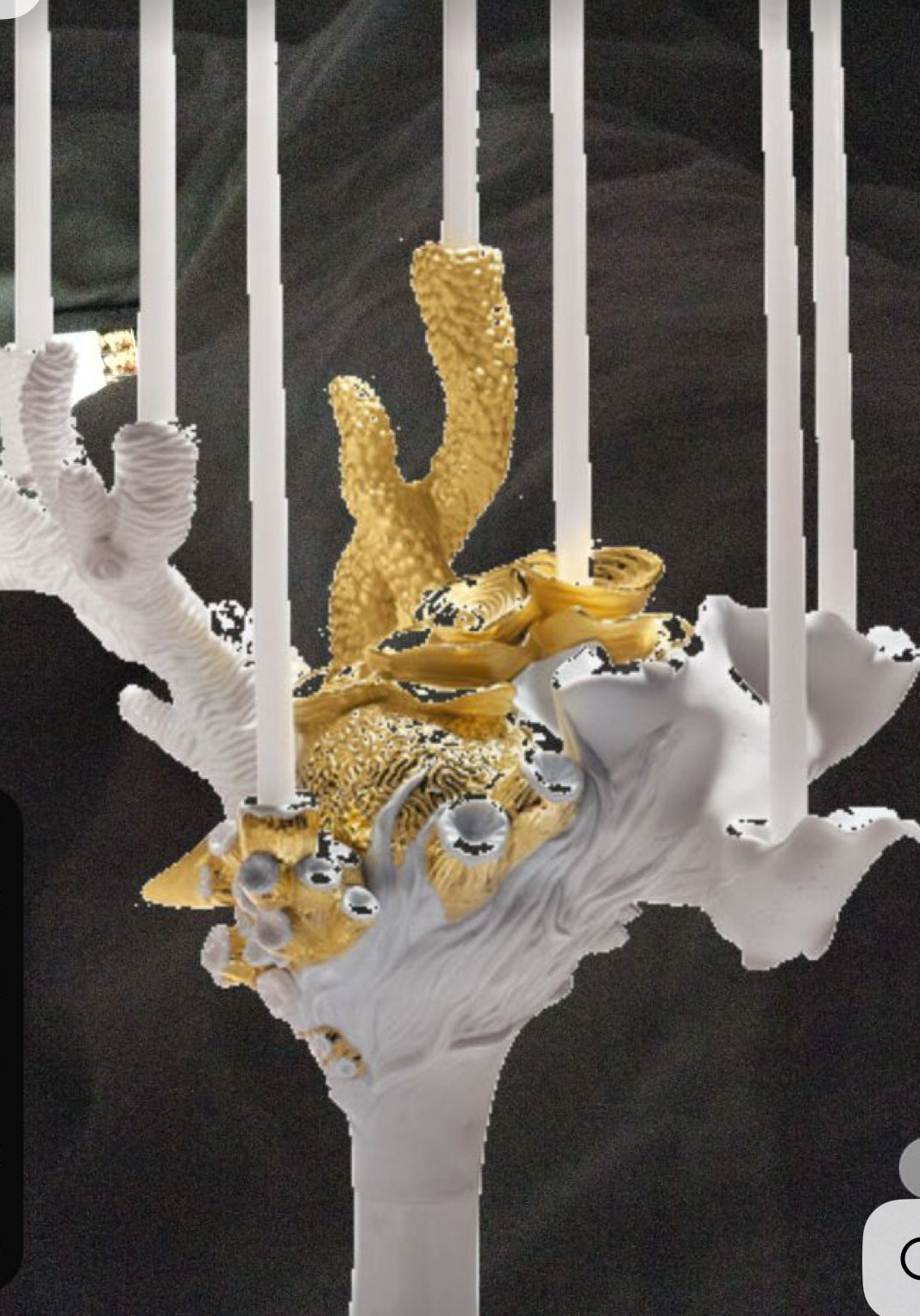 Lladro Multi Candleholder (Golden) 01007973