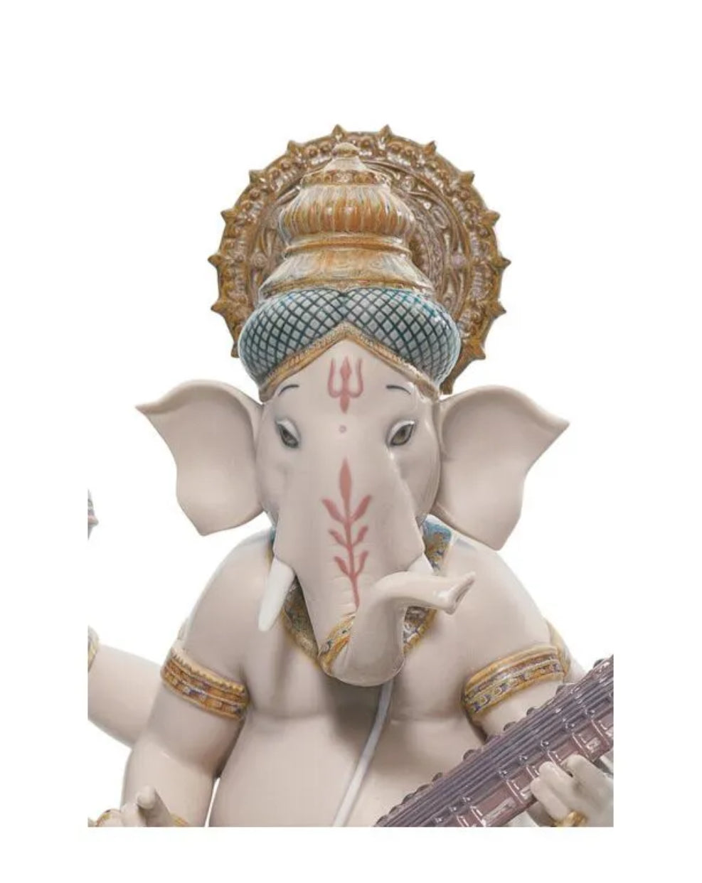 Veena Ganesha Figurine