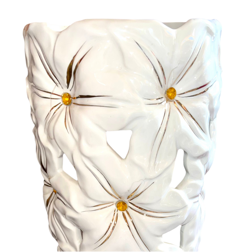 Sunflower porcelain VASE