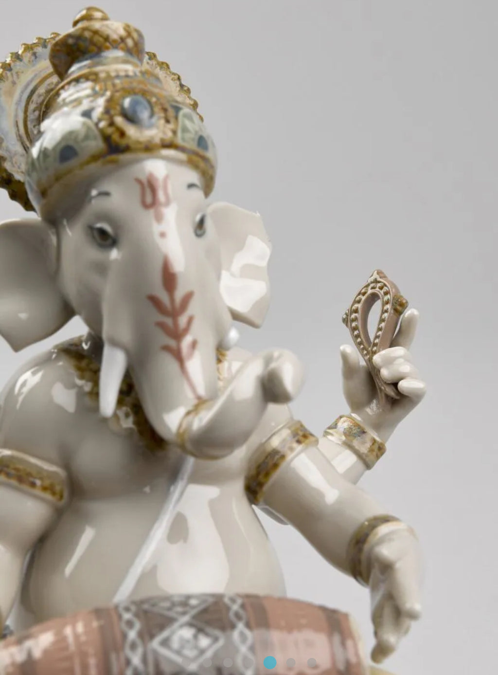 Mridangam Ganesha Figurine