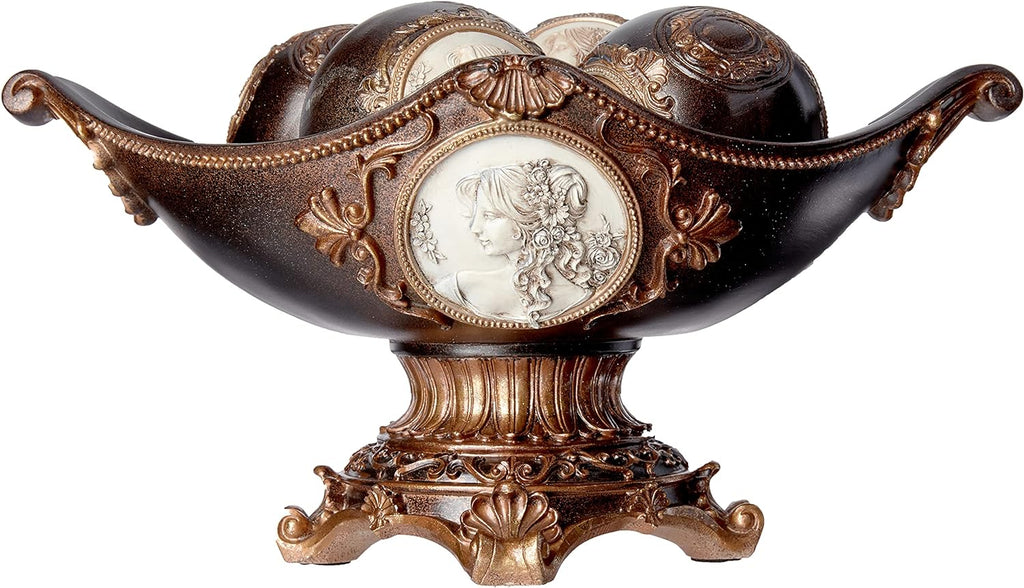 Grecian Decorative Fruit Bowl, 8.0" OK Lighting