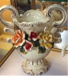 CERAMIC REPLICATE OF CAPODIMONTE VASE