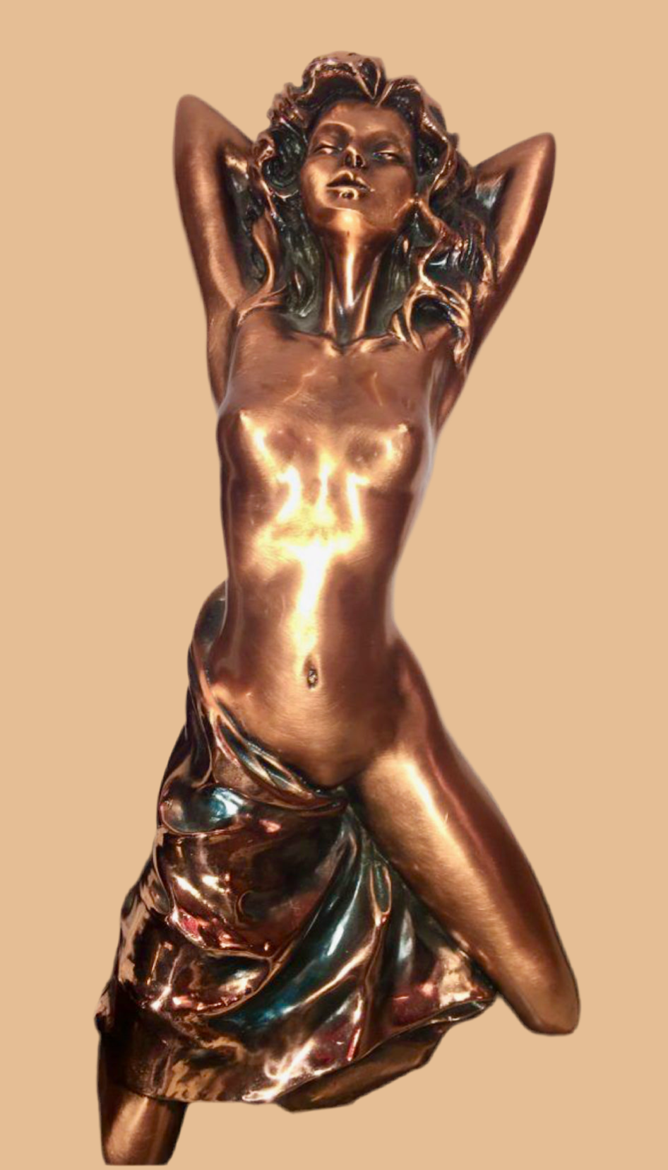 Naked Women Figures real Matel bronze metal very heavy 

Sculpture