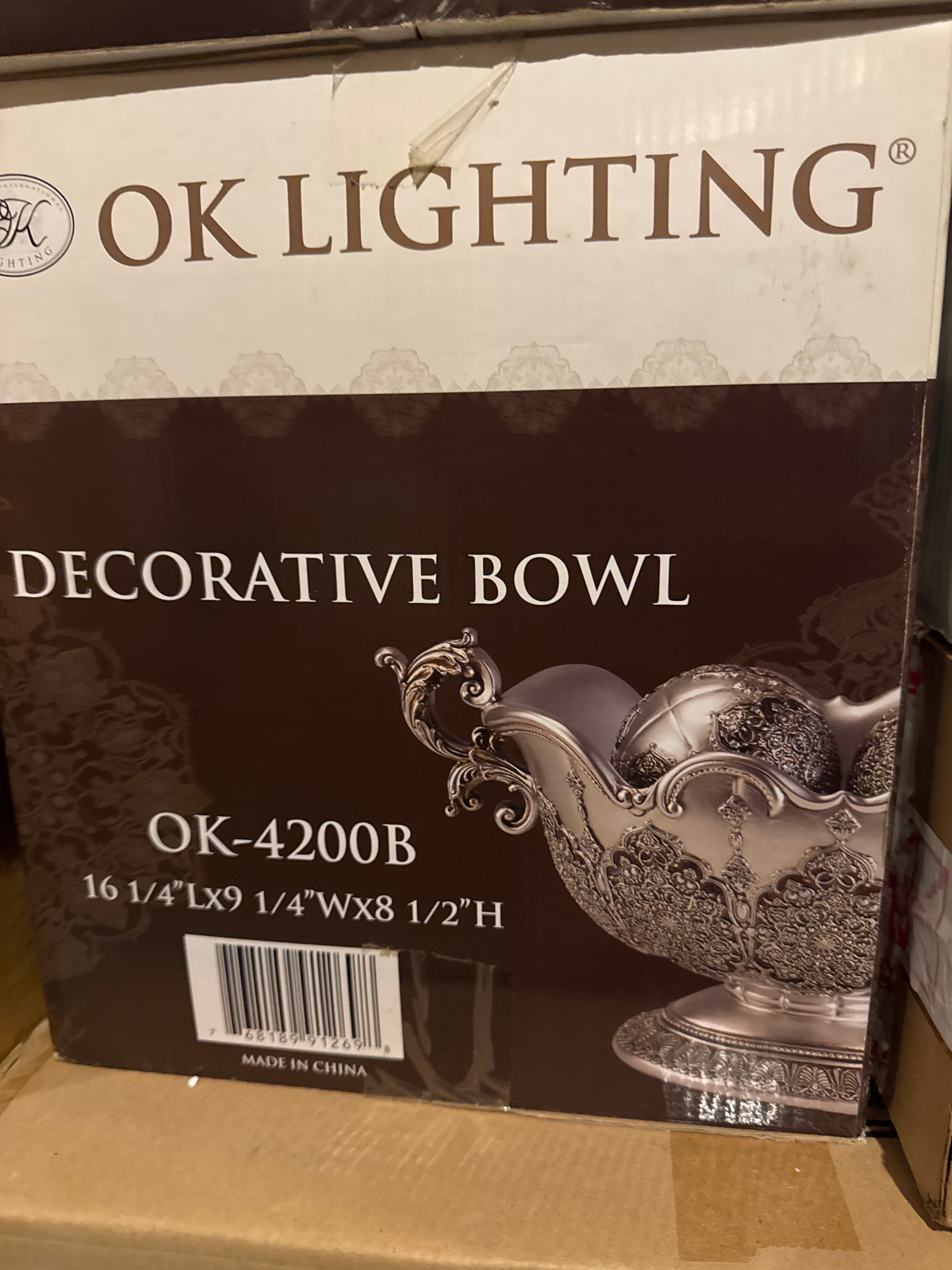 Silver Persian Resin Decorative Box with Lid