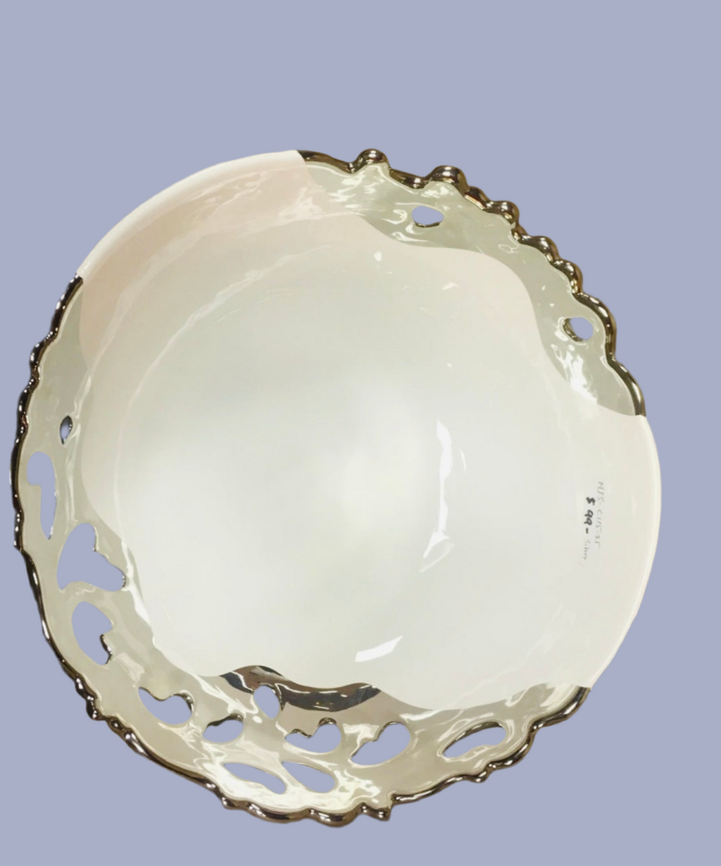 Fancy serving Bowl by Mabrouk Imports