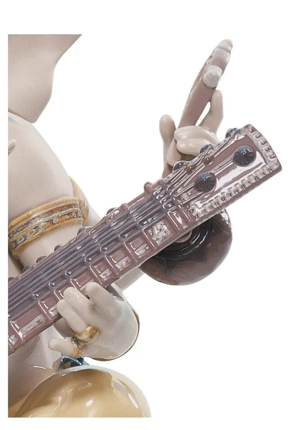 Veena Ganesha Figurine