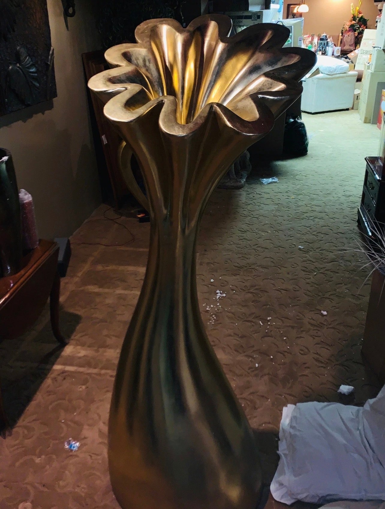Anemone Jambo Vase Gold