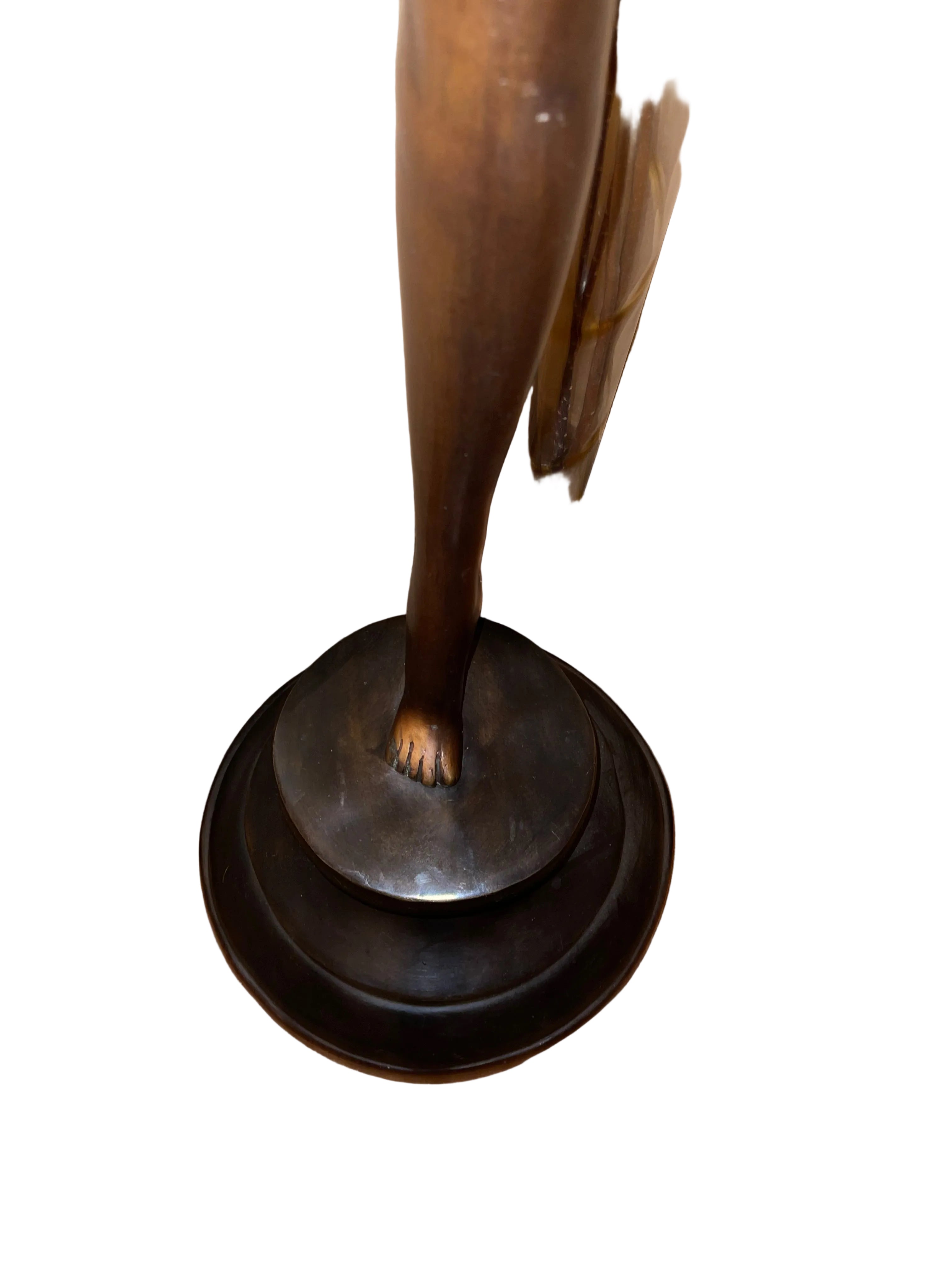 Real bronze metal ballet, dancing girl