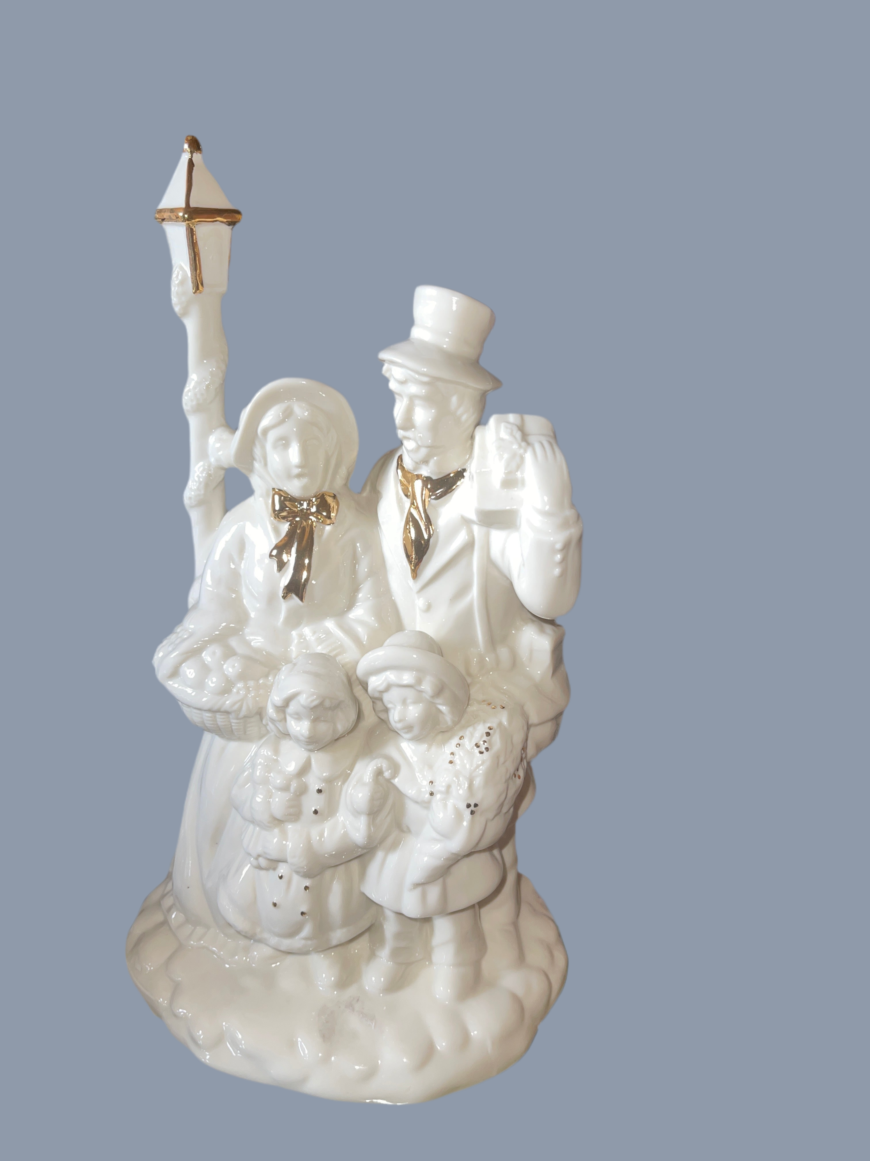 Christmas celebration, family sculpture