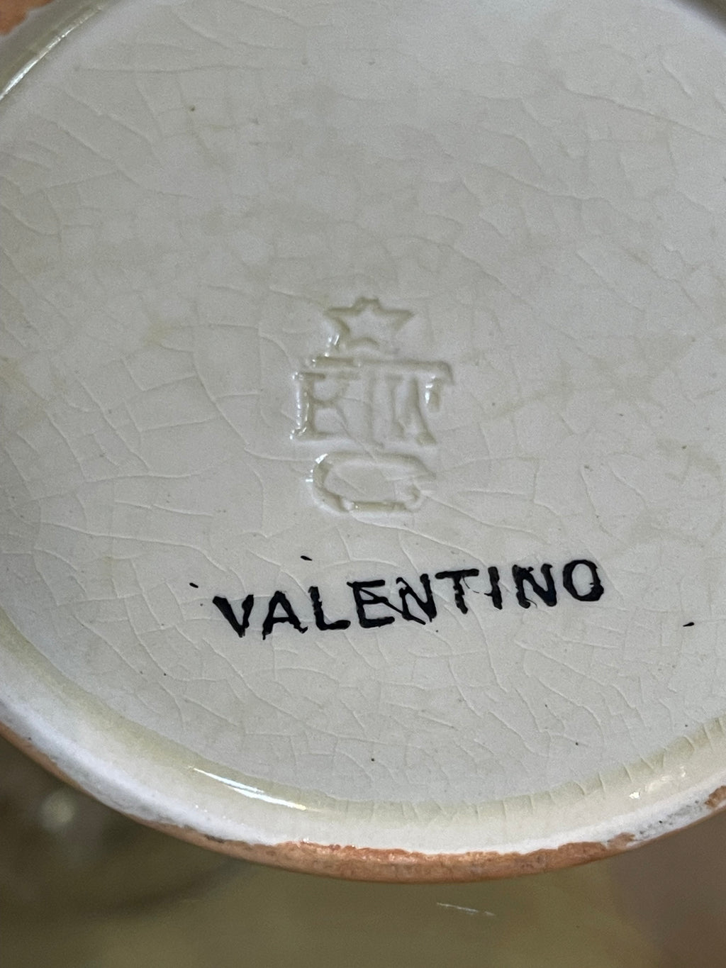 Valentino Tea Set 3-D 2 sided design, with cake and appetiser plates