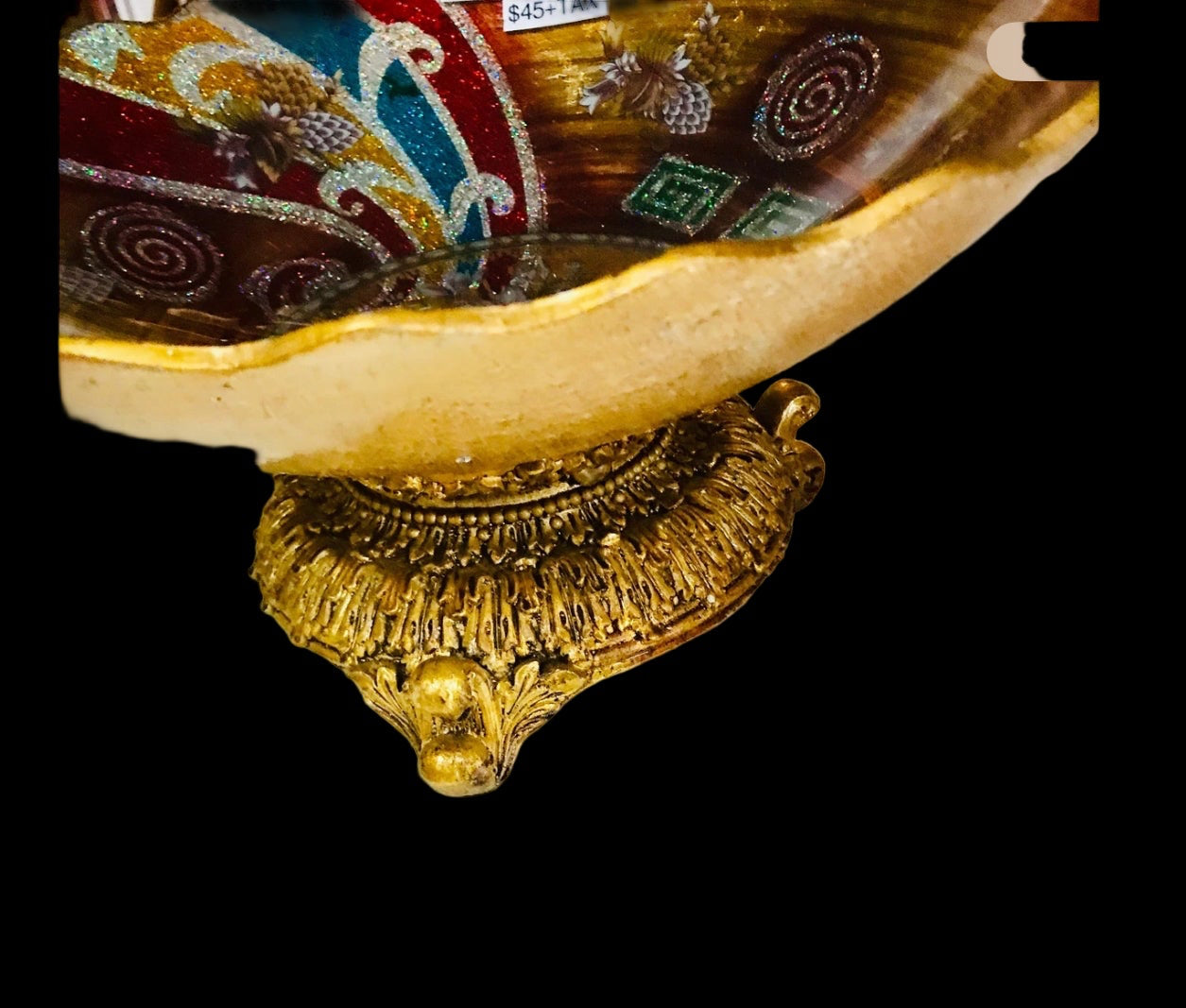 DECORATIVE FRUIT BOWL MULTI COLORED