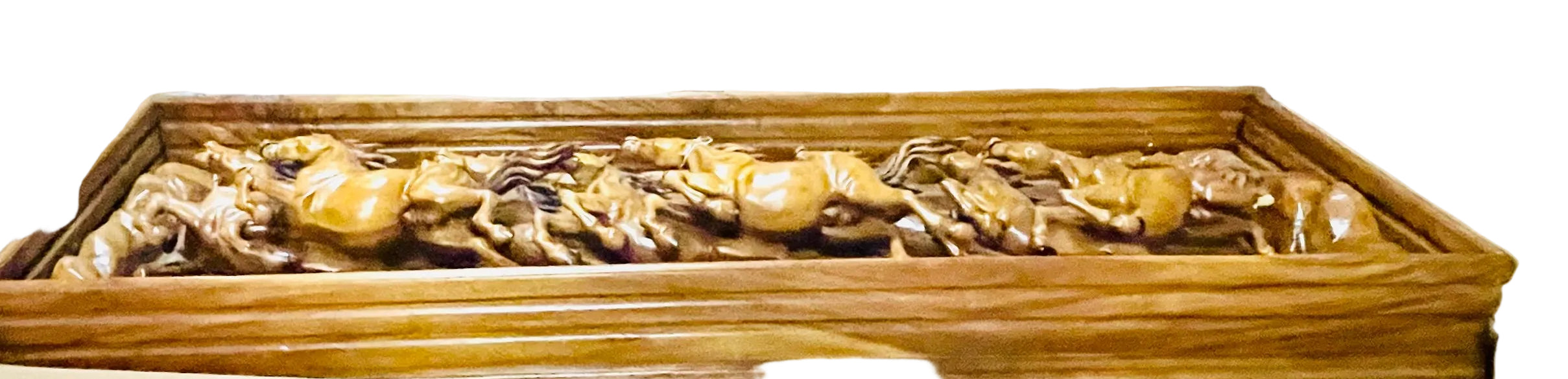 8 Hours Running in teak wood from Indonesia handmade