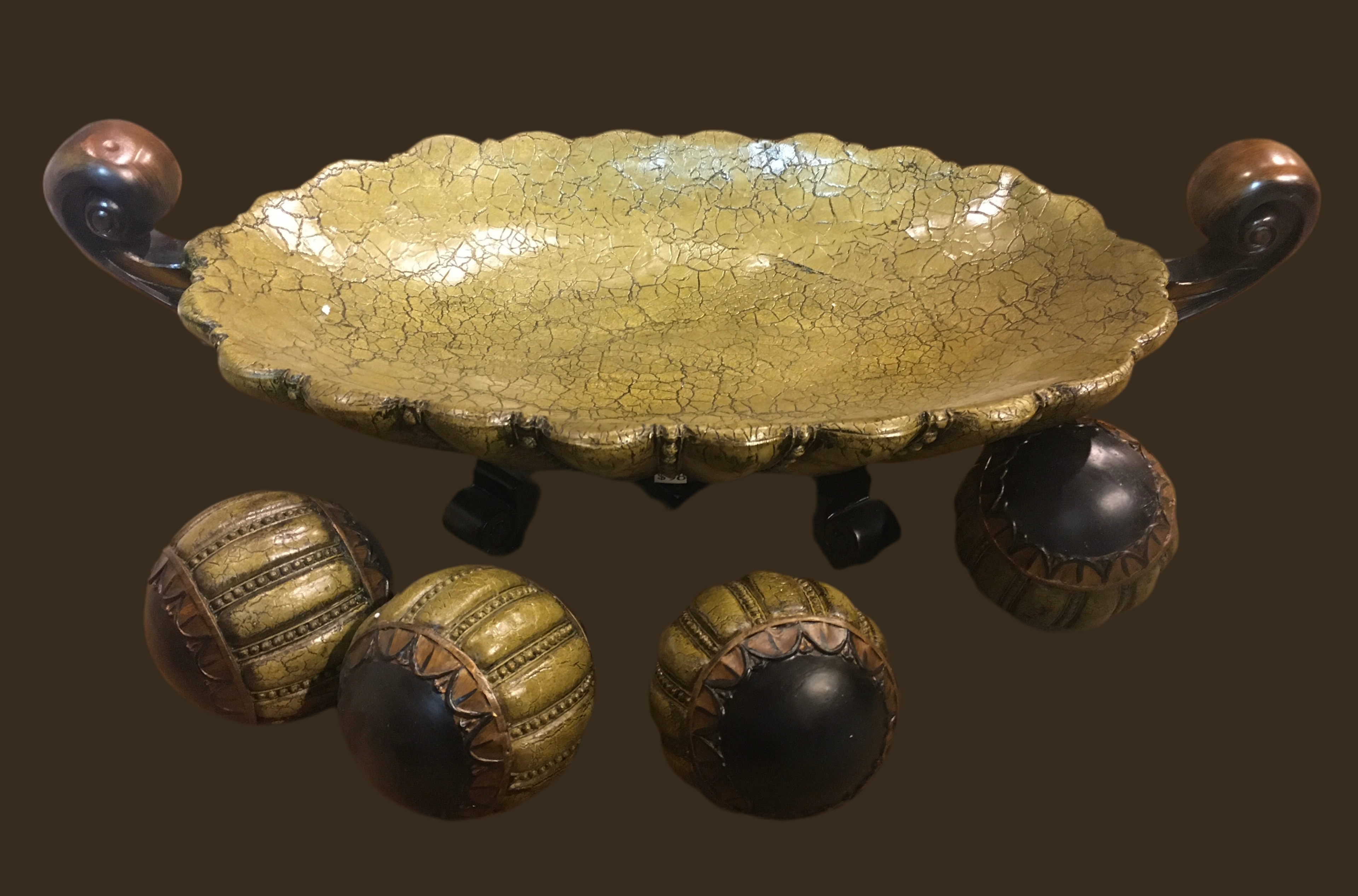 Mimic Leather Plate Sphere OK-2795