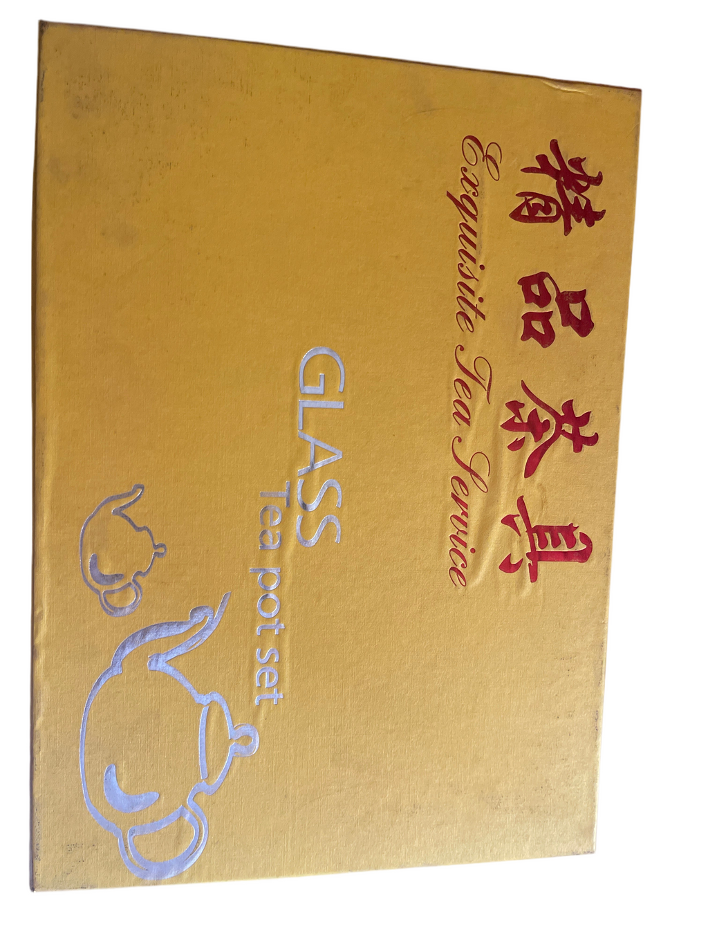 Glass green tea pot set 