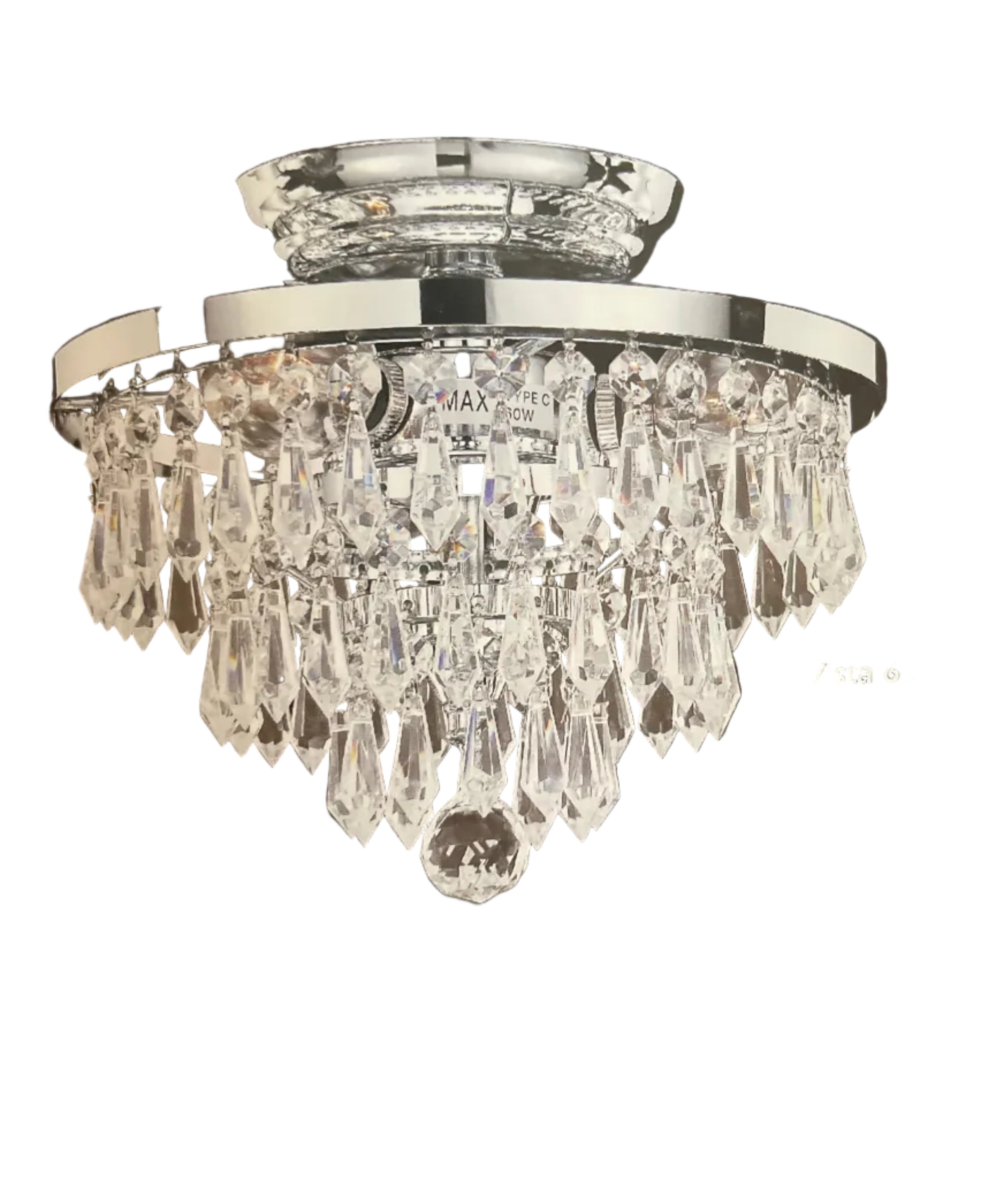 Real crystal chandelier for ceiling