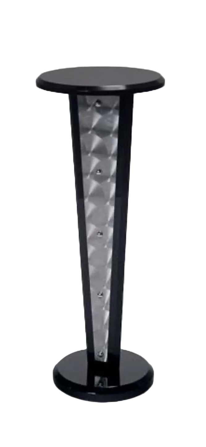 Shlomi Haziza pedestal black and silver