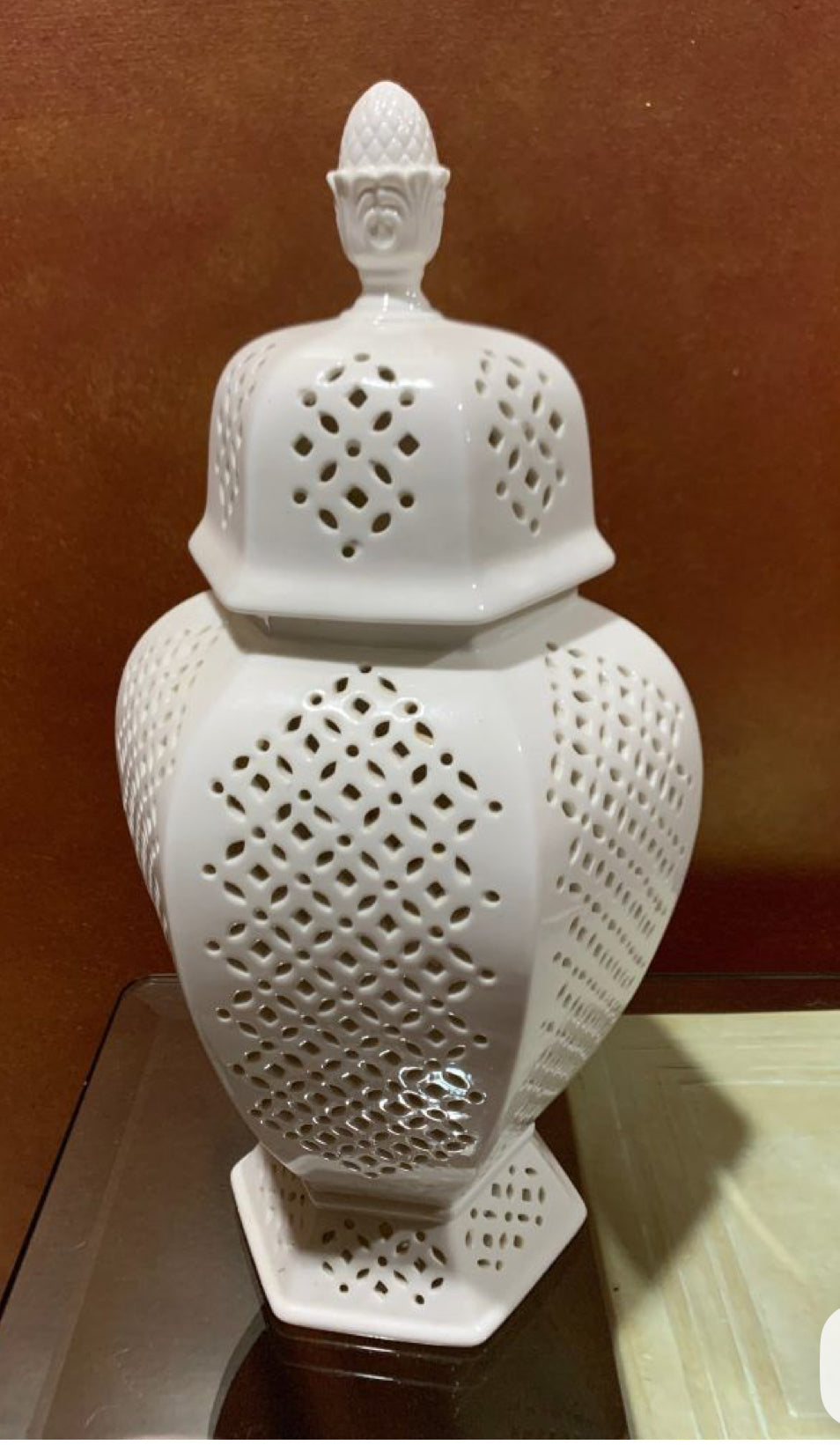 Old palace style candle light holder