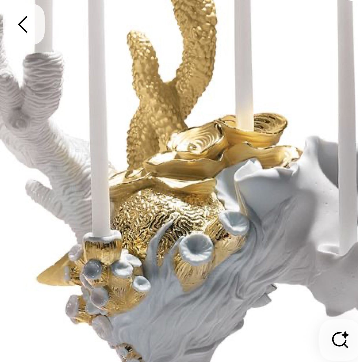 Lladro Multi Candleholder (Golden) 01007973