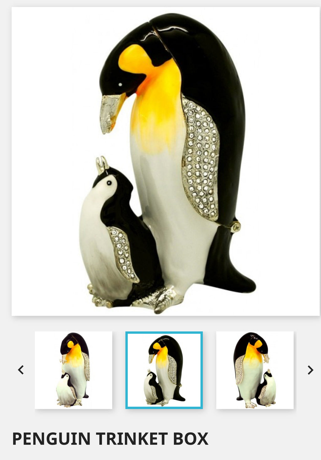 Penguin Trinket Box