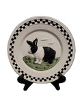 LILLIAN VERNON CHECKERED FARMHOUSE WALL PLATES BUNNY RABBIT