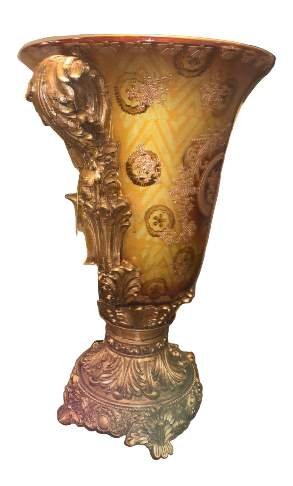 Gold Vase 22”