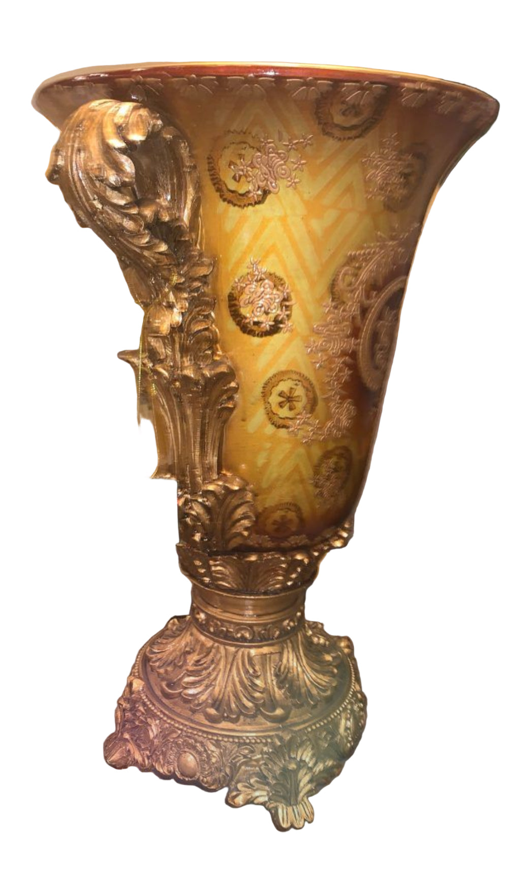 Gold Vase 22”