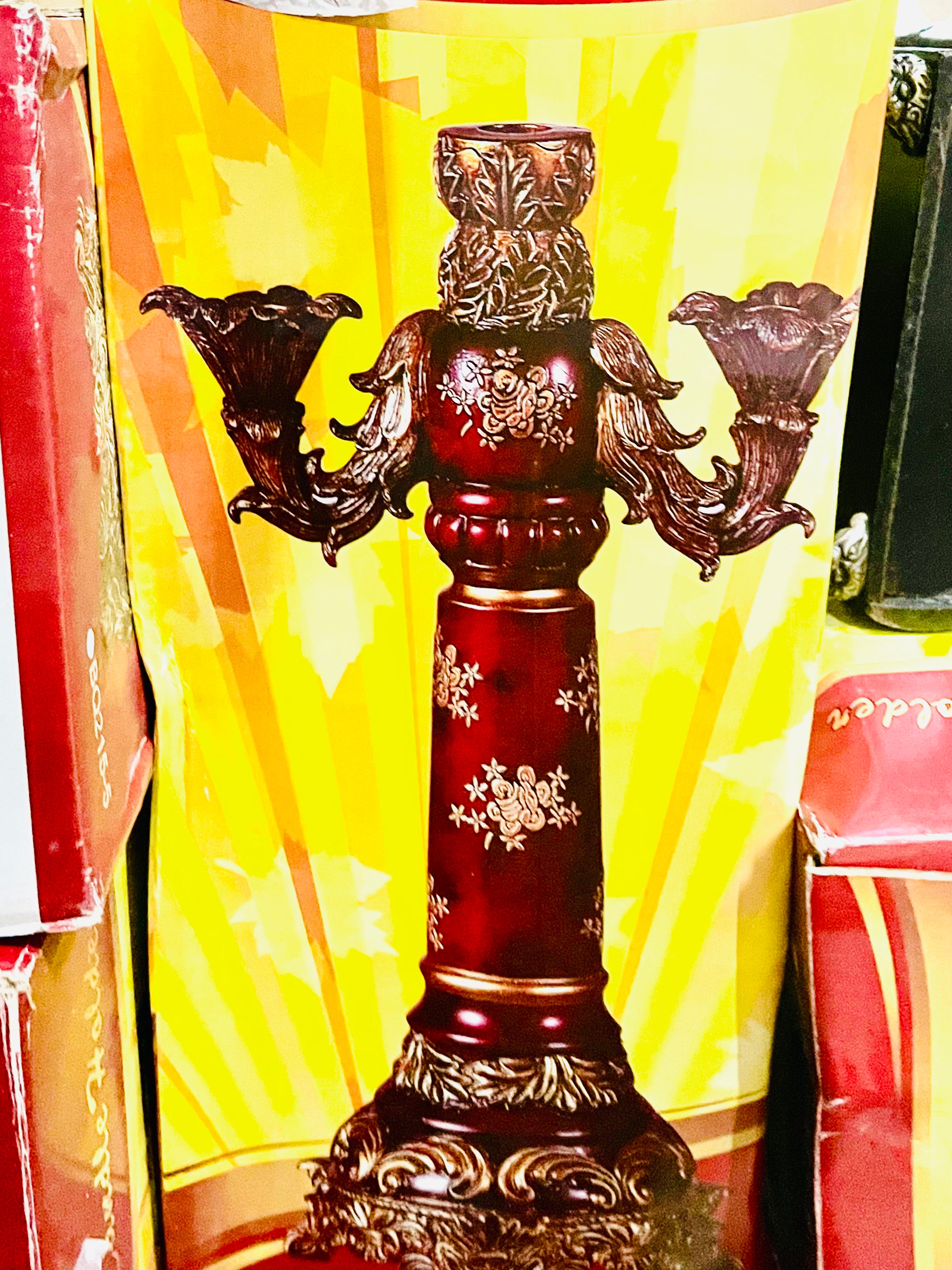 3 TEARS CANDLE HOLDER 18”