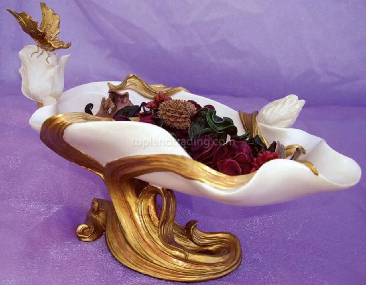 Butterfly Ginkgo Decorative Bowl