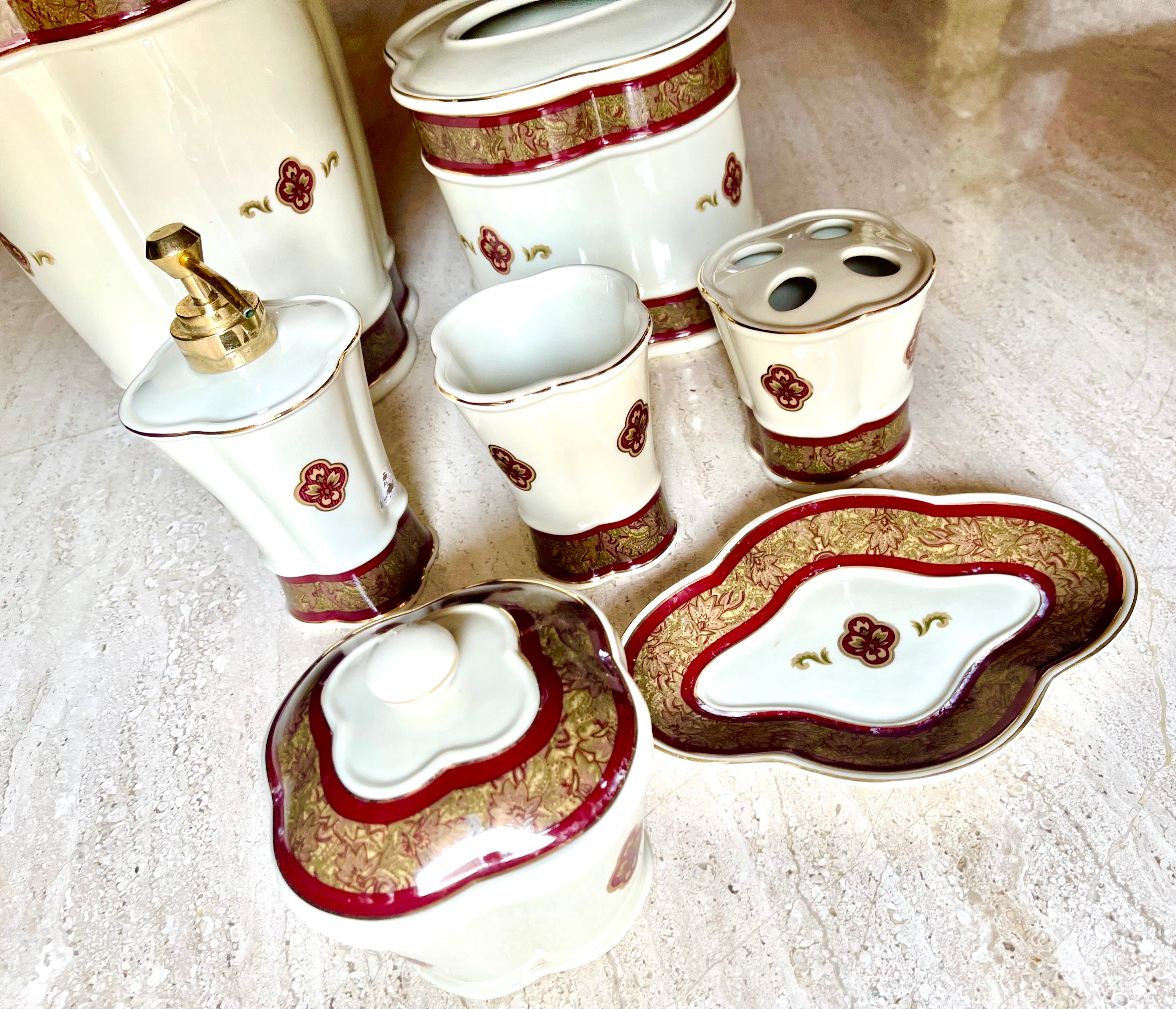 Luxurious Bath Room set 8 pcs