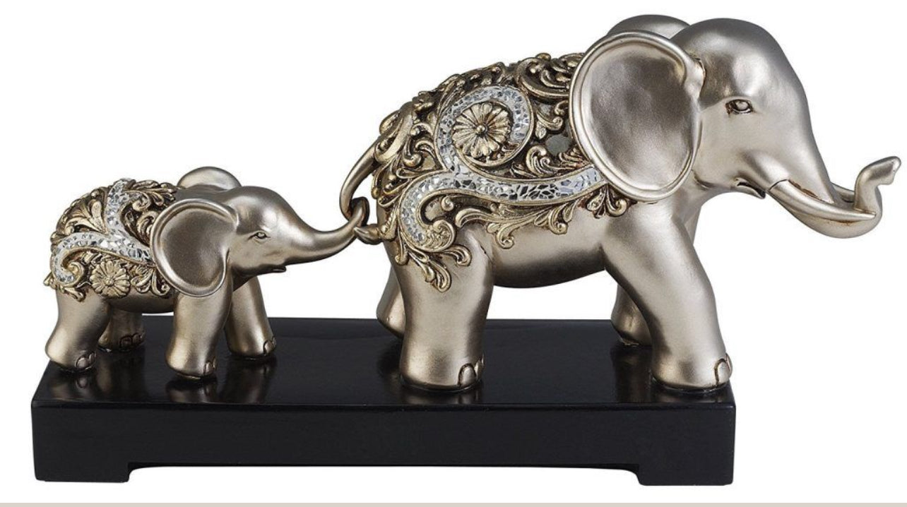 Elegant silver vine design decorative 5 pc Set