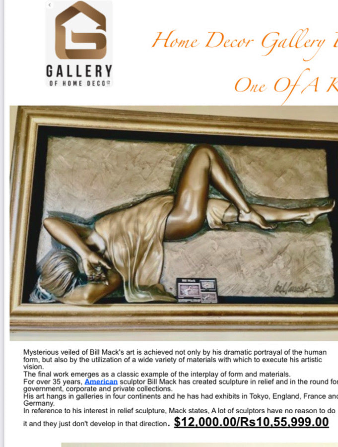 Mysterious Veiled: Bonded
Bronze
24 1/2" x 46"