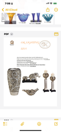 Elegant silver vine design decorative 5 pc Set