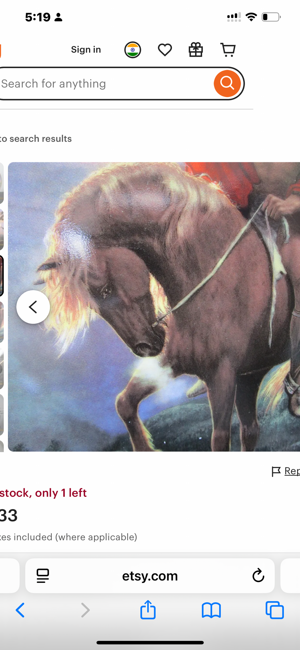 native American plate, 'spirit of the east wind' Franklin mint