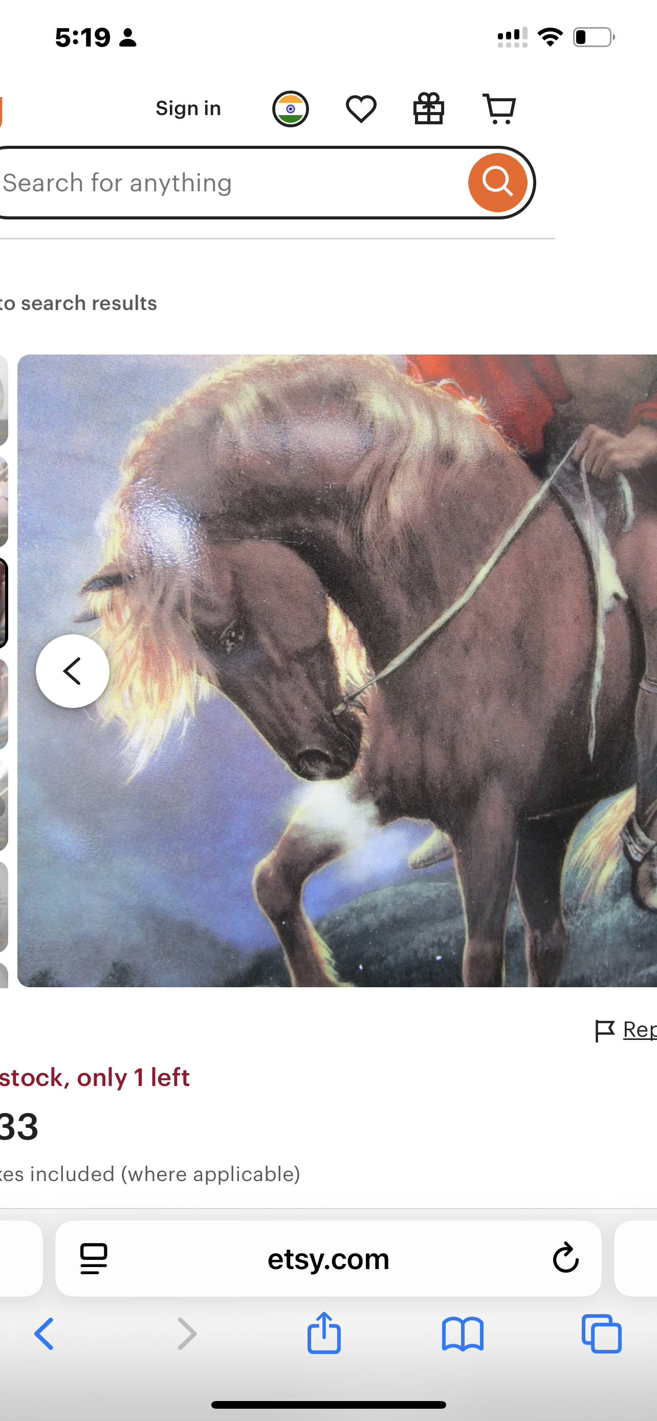 native American plate, 'spirit of the east wind' Franklin mint