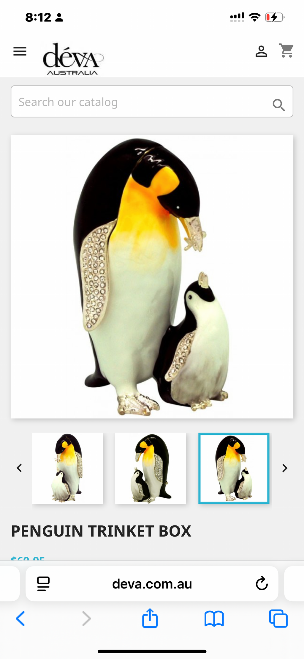Penguin Trinket Box